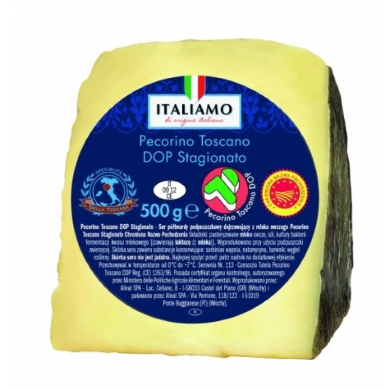 Сир Italiamo Pecorino toscano DOP овечий 500г