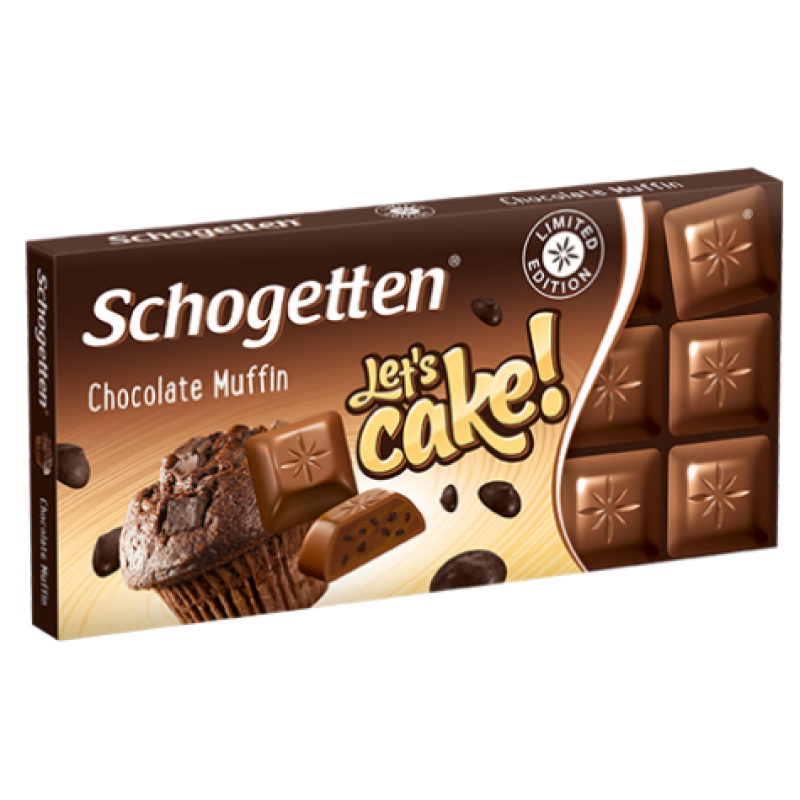 Шоколад Schogetten шоколадний маффін 100г