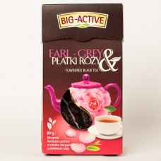 Чай чорний Big-Active з пилюстками рози 80г