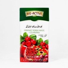 Чай фруктово-травяний Big-Active з клюквою та гранатом 20пакетиків