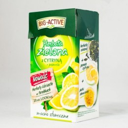 Чай зелений Big-Active з лимоном та грейфрутом 20пакетиків
