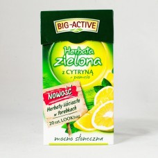 Чай зелений Big-Active з лимоном та грейфрутом 20пакетиків