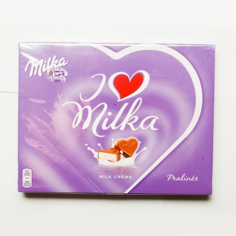 Цукерки Milka З молочним кремом 120г