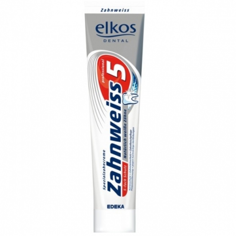 Зубна паста Elkos 5 zahweiss 125мл