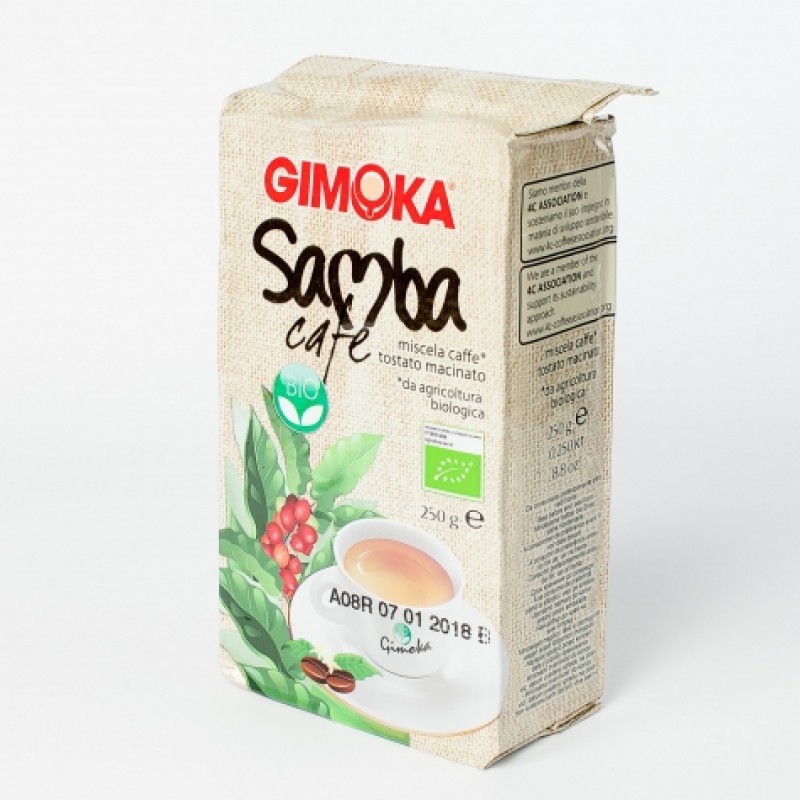 Кава мелена Gimoka Samba Bio250г