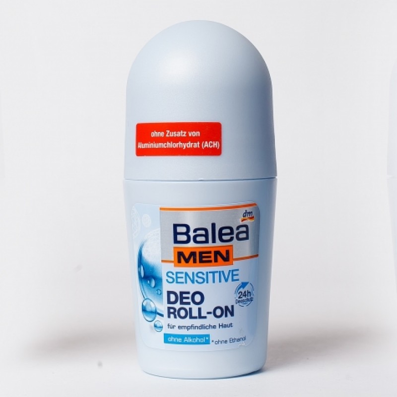 Кульковий дезодорант Balea men sensitive 50мл