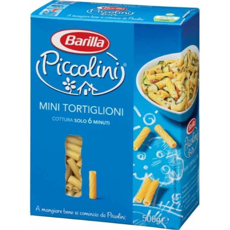 Макарони Barilla Piccolini mini tortiglioni 500г