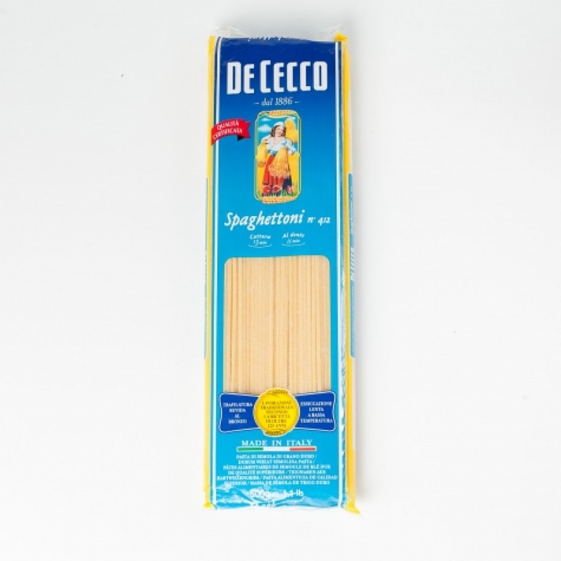 Макарони De Cecco spaghettoni n412 спагетті 500г