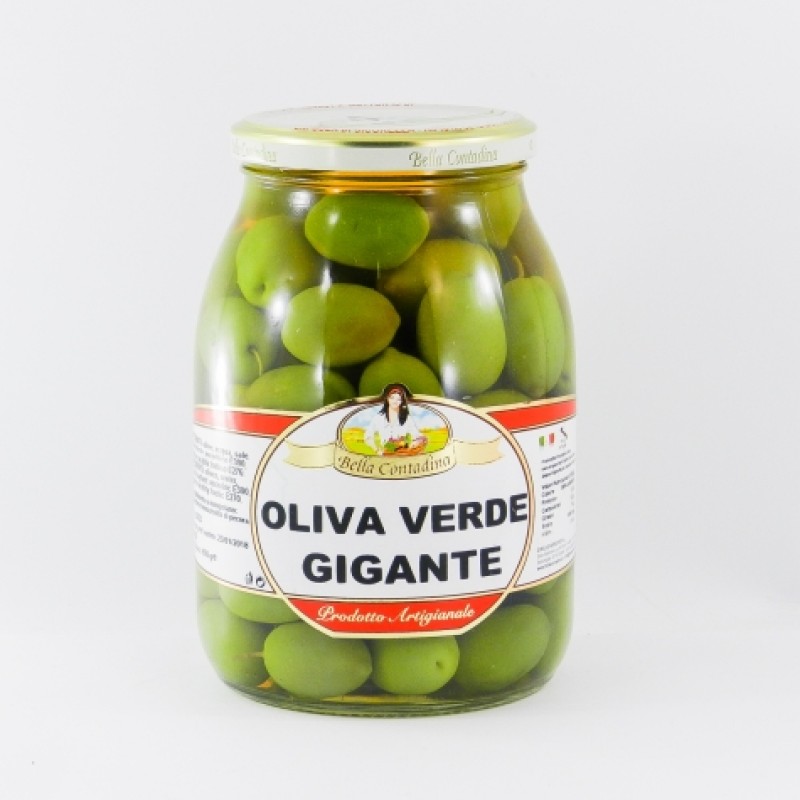 Оливки Oliva verde гіганти 600г