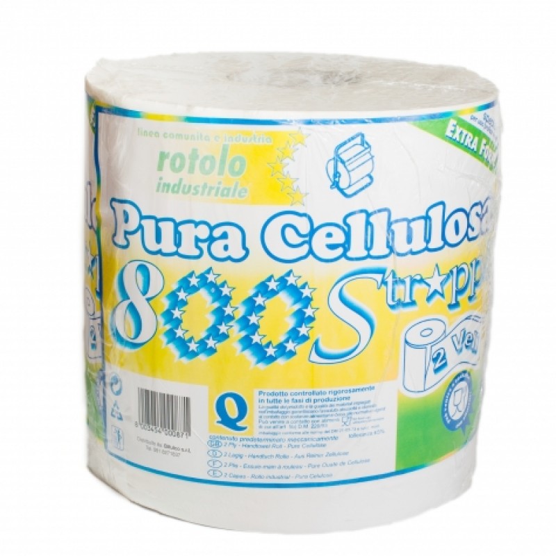 Паперові рушники Pura cellulosa 2-х шарові 800м