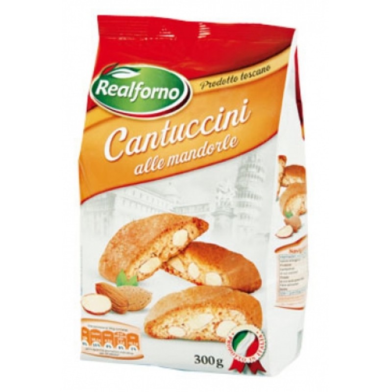 Печення Cantuccini Realforno з мигдалем 300г