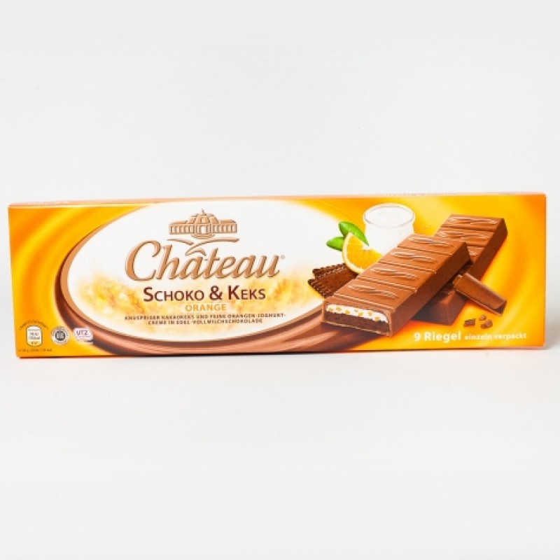 Шоколад Chateau Schoko & Keks апельсин 300г