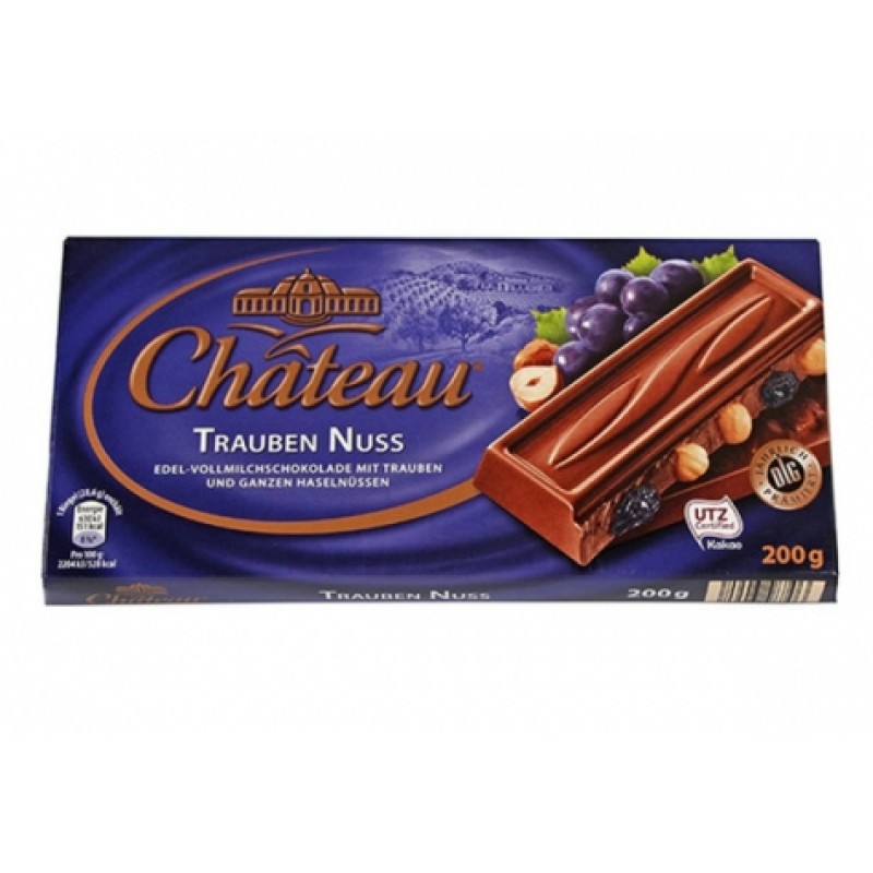 Шоколад Chateau Trauben Nuss 200г