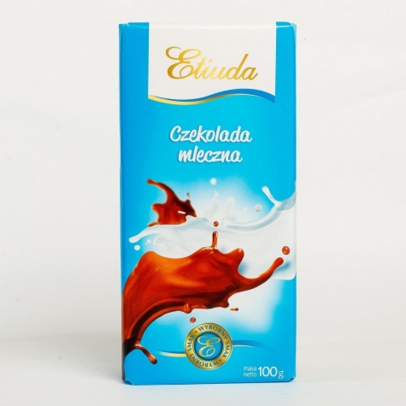 Шоколад Etiuda молочний 100 гр