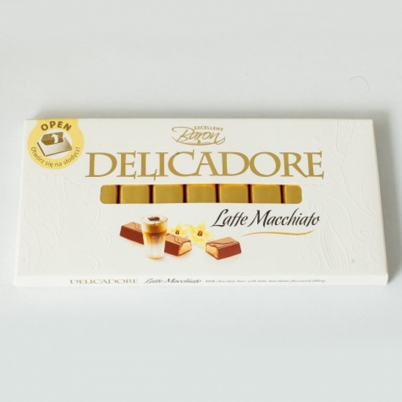 Шоколад Excellent Baron Delicadore латте макіато 200г
