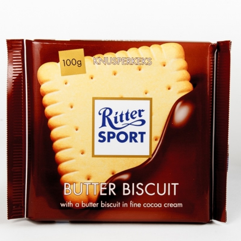 Шоколад Ritter Spor з вершковим печивом 100г