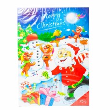Шоколад Різдвяний календар Excellent Baron Merry Christmas 75г