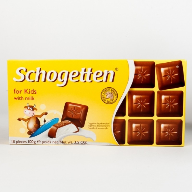 Шоколад Schogetten дитячий молочний 100г