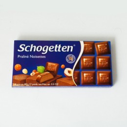Шоколад Schogetten з горіховим праліне 100г