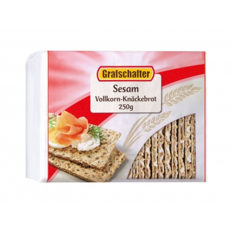 Хлібці Grafschafter житнi з сезамом 250г
