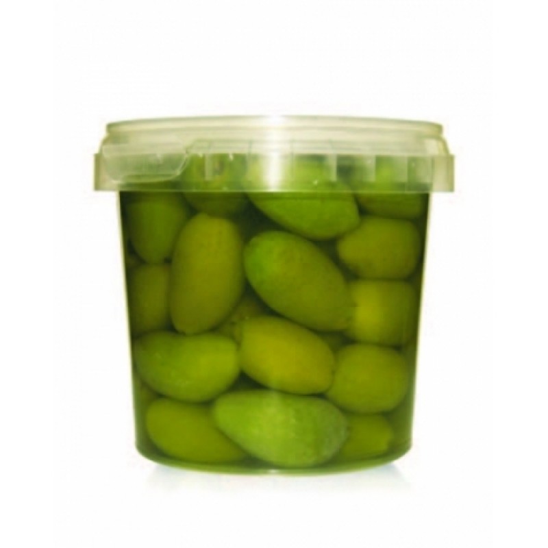 Зелені оливки гіганти Olive verdi in salamoia в розсолі на вагу ціна за 1кг