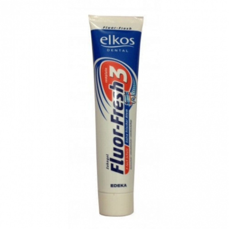 Зубна паста Elkos Fluorfresh потрійний захист 125мл